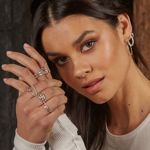 Beginnings Flush Set Zirkonia-Ring