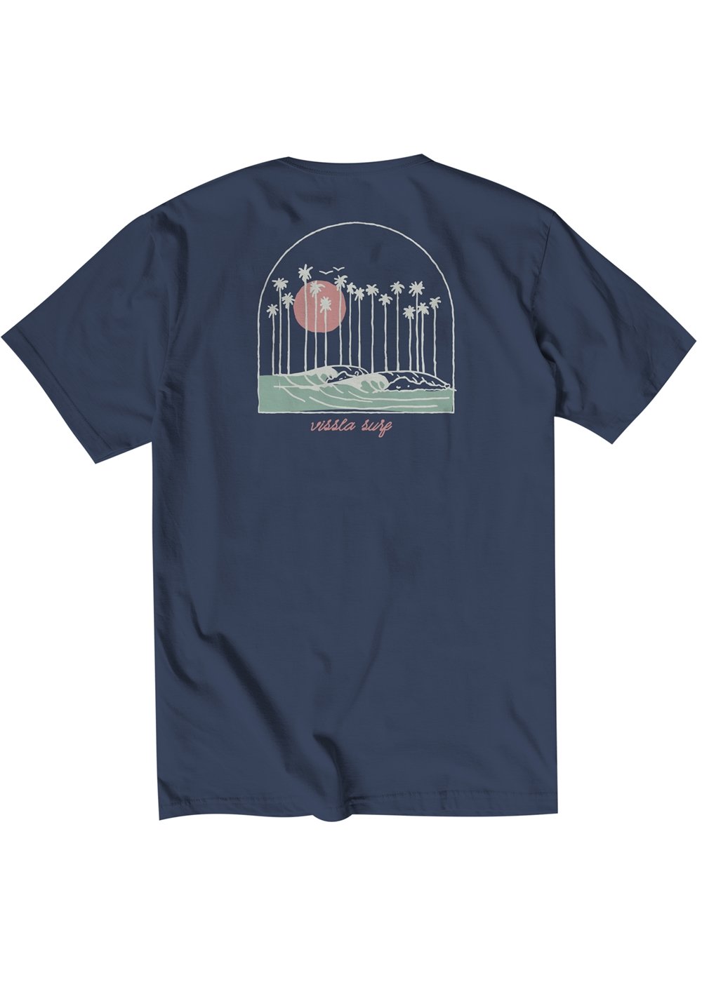 T-shirt Vissla Out Front Organic à poche