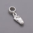 New Baby Personalised Silver Charm