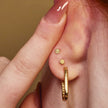 Clear Stone Single Flat Back Earring