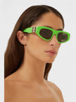 Cat Eye Sunglasses Green