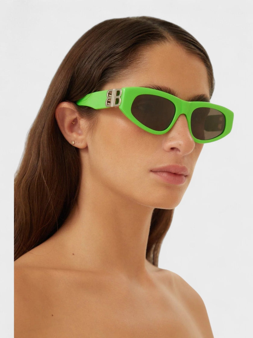 Cat Eye Sunglasses Green