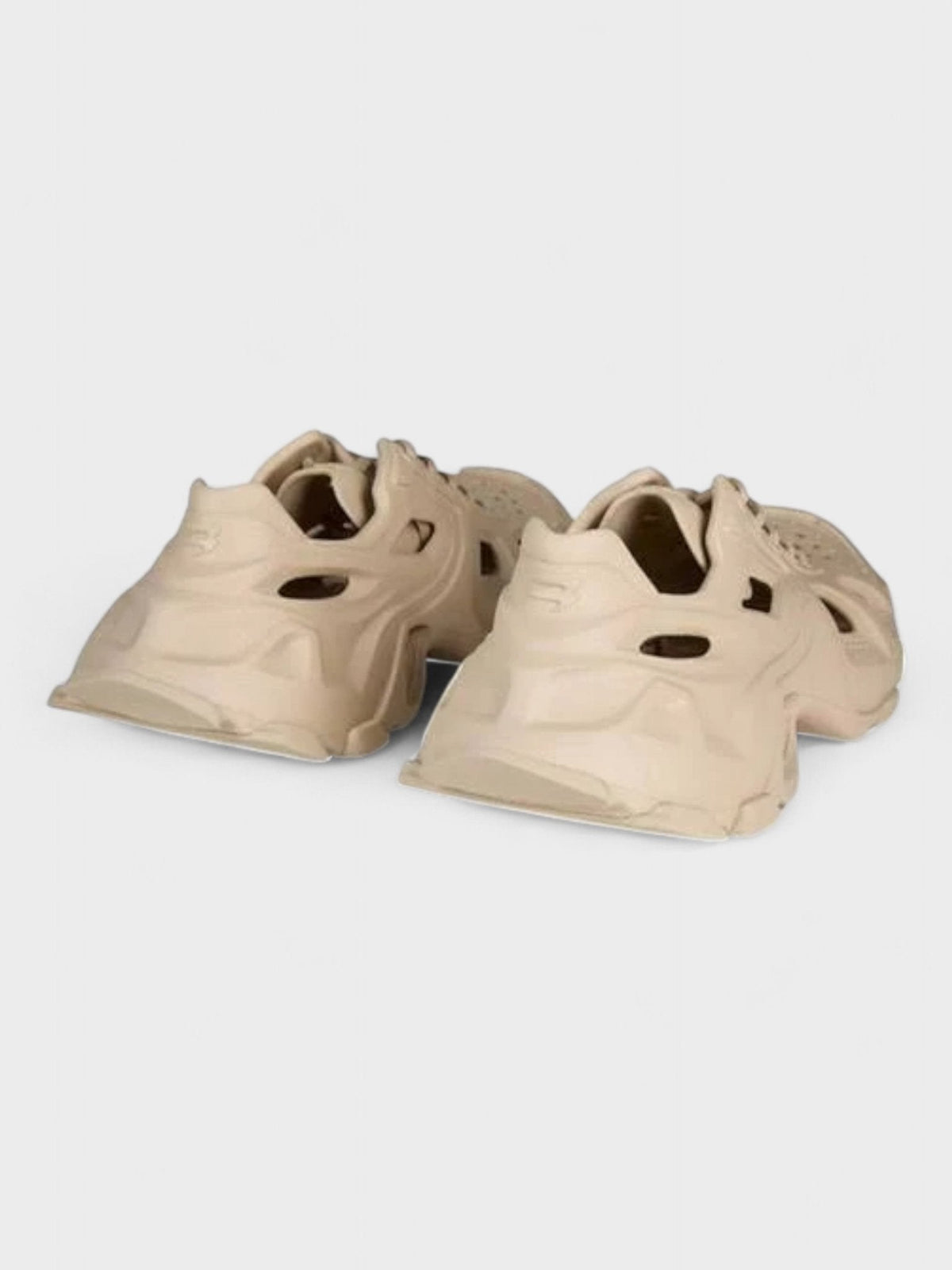 Balenciaga HD Caged Lace Up Sneakers Taupe