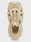 Balenciaga HD Caged Lace Up Sneakers Taupe