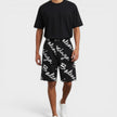 Pyjama Shorts Black White