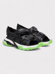 Balenciaga Track Sandals Clearsole Black Green