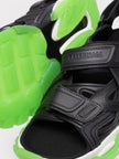 Balenciaga Track Sandals Clearsole Black Green