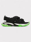 Balenciaga Track Sandals Clearsole Black Green