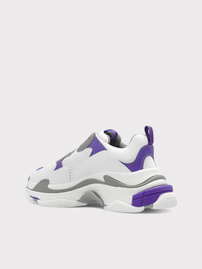 Triple S Wmns White Purple
