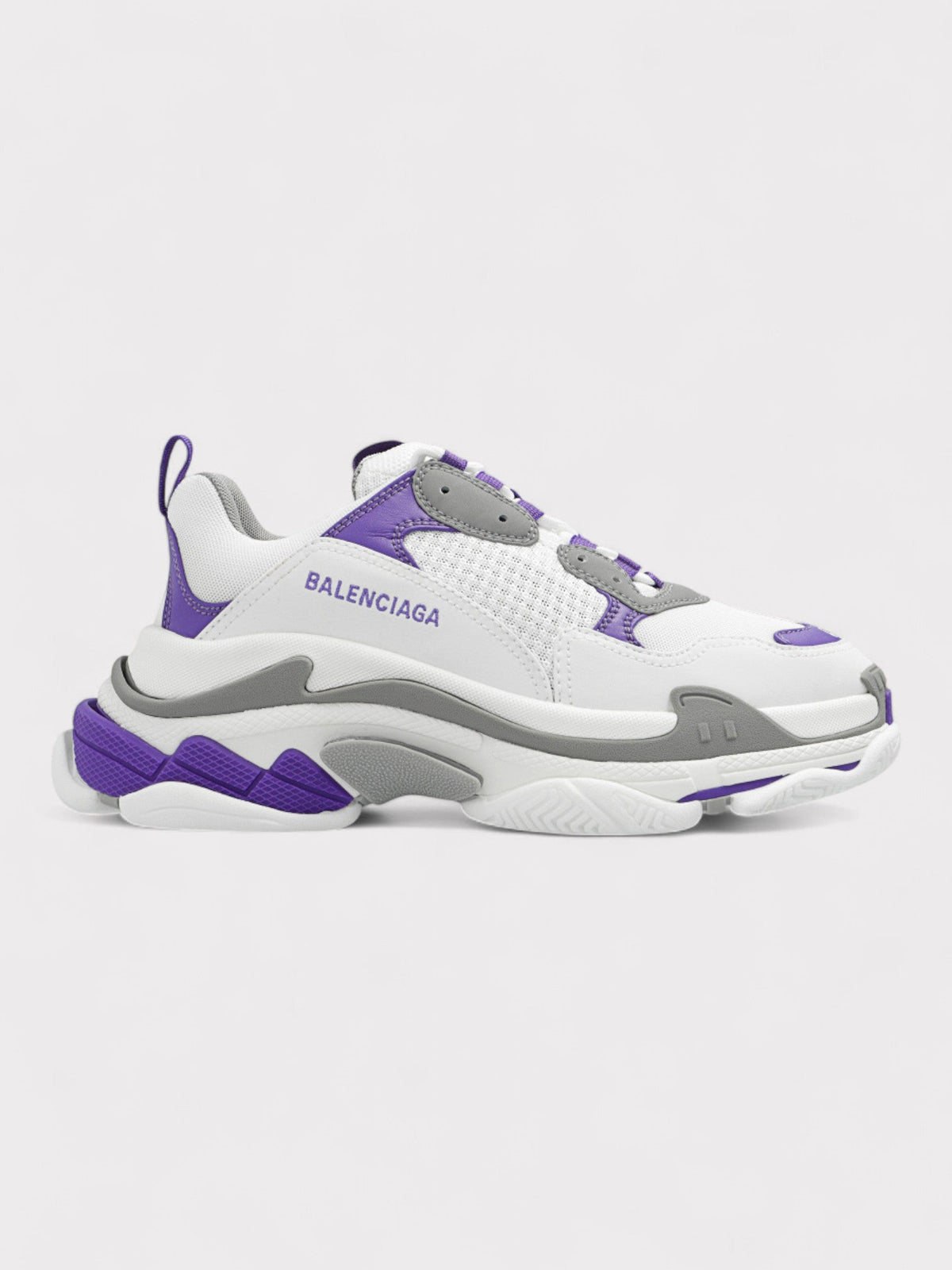 Triple S Wmns White Purple