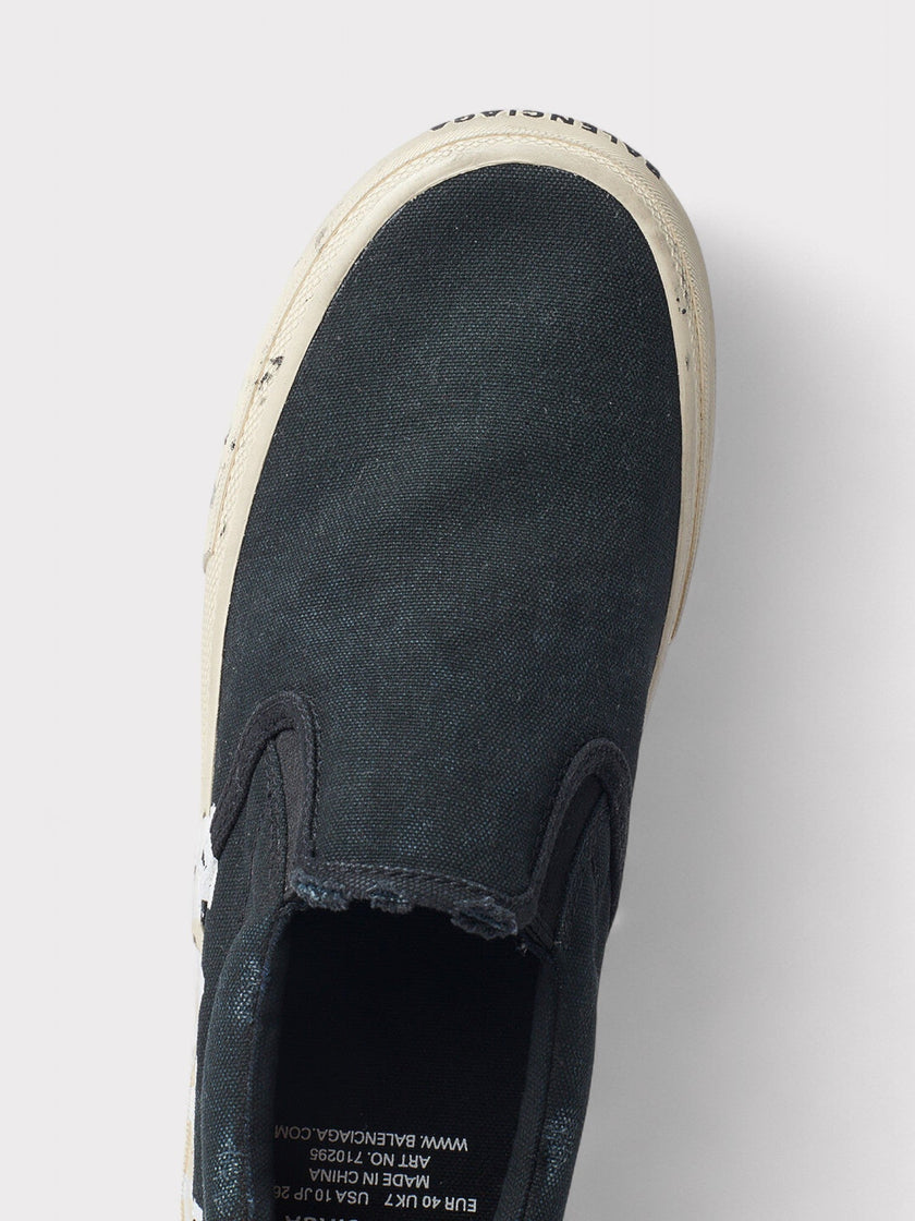 Balenciaga Wmns Paris Slip On Low Black