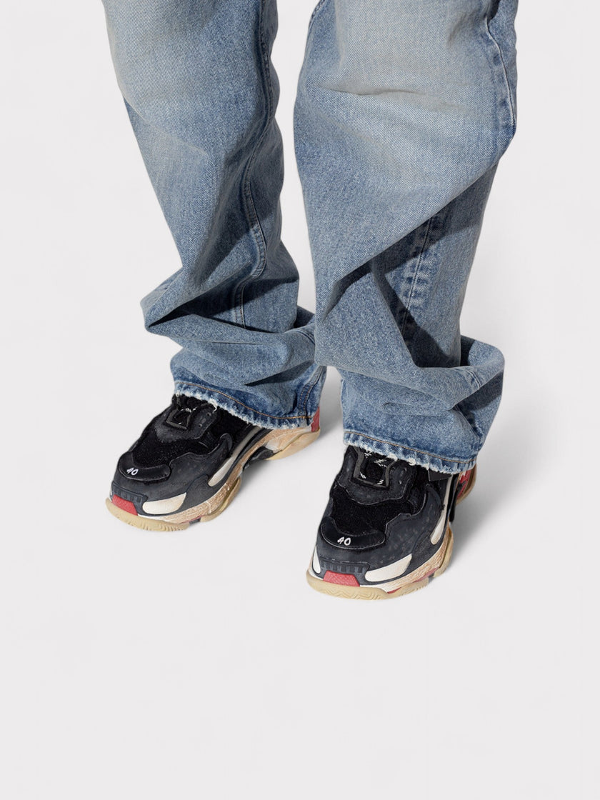 Balenciaga Wmns Triple S Sneaker 'DIY - Black Red'