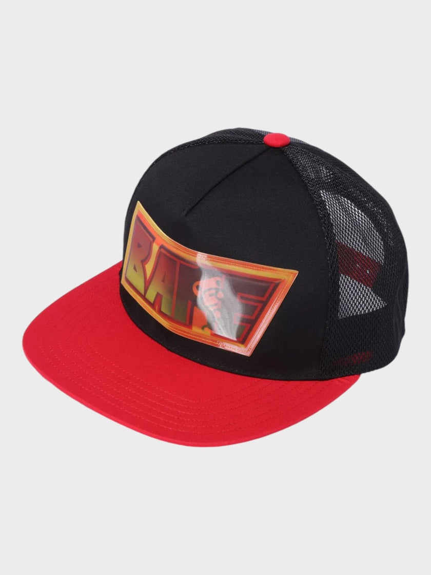 Bape Lenticular Emblem Mesh Cap Black