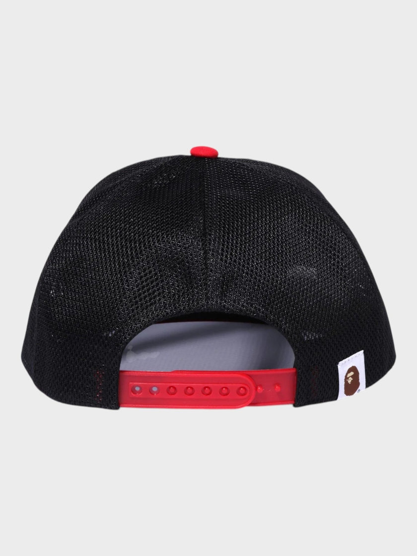 Bape Lenticular Emblem Mesh Cap Black