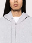 Bape One Point Zip Hoodie Grey