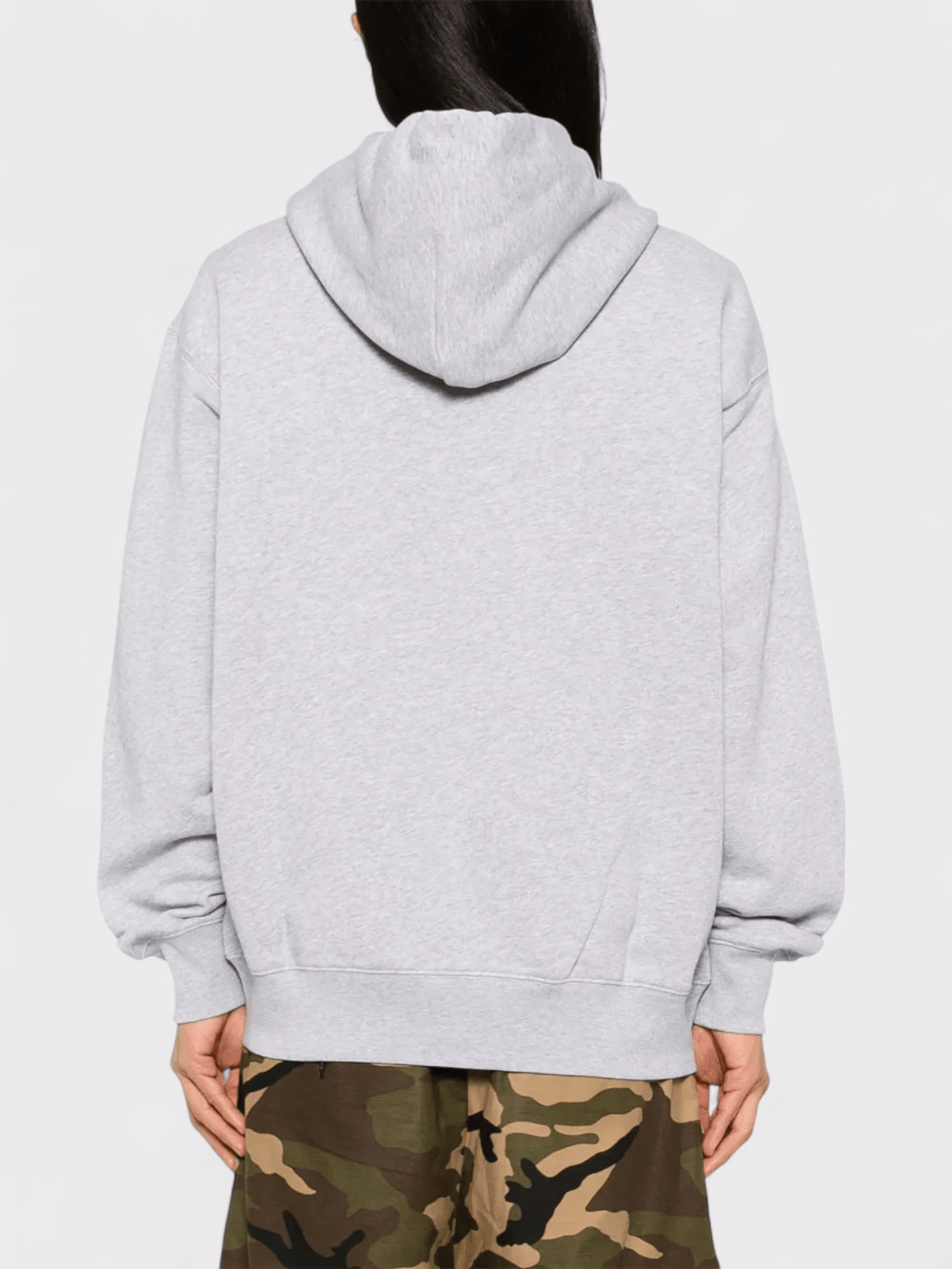 Bape One Point Zip Hoodie Grey