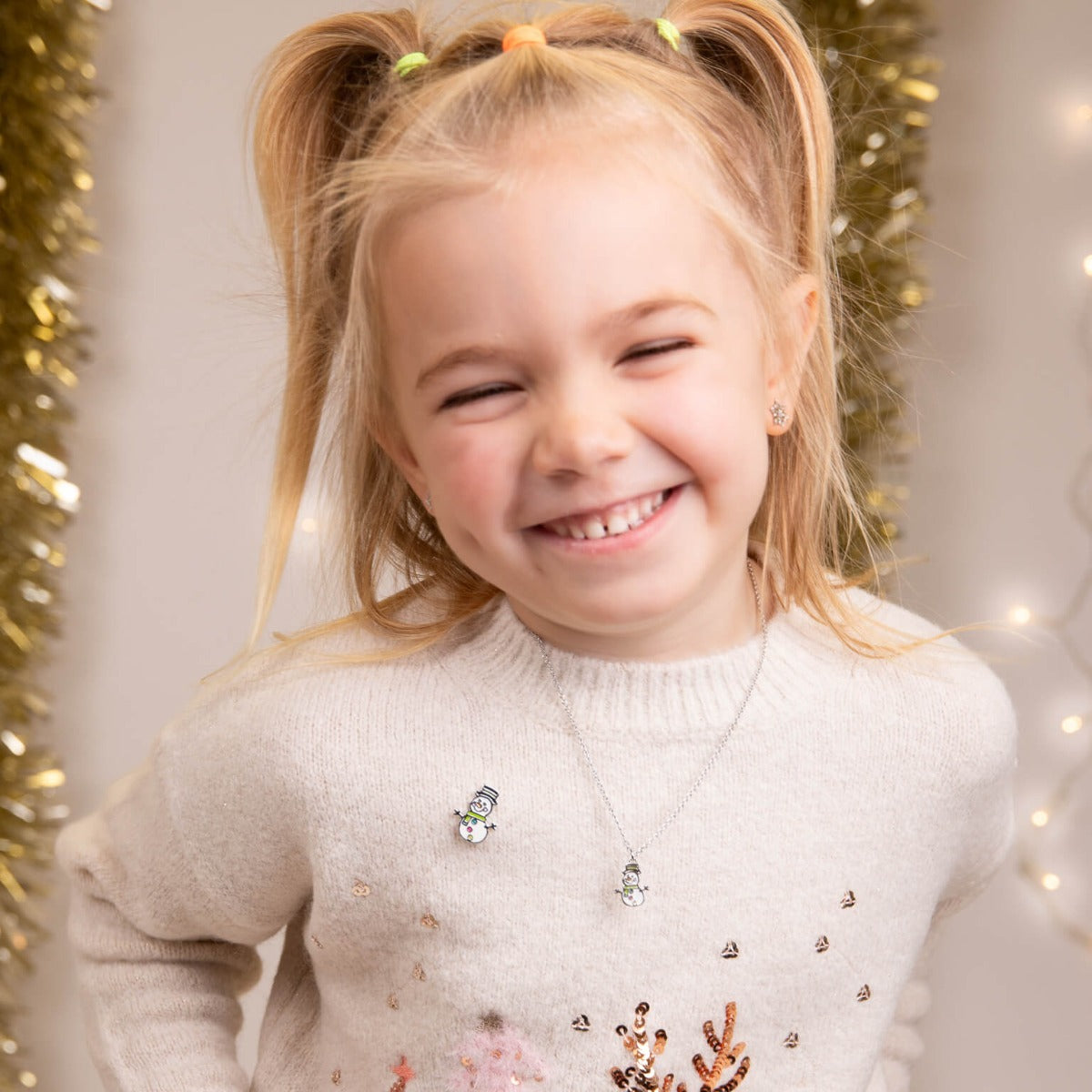 Beginnings Kidsmas Snowman Necklace