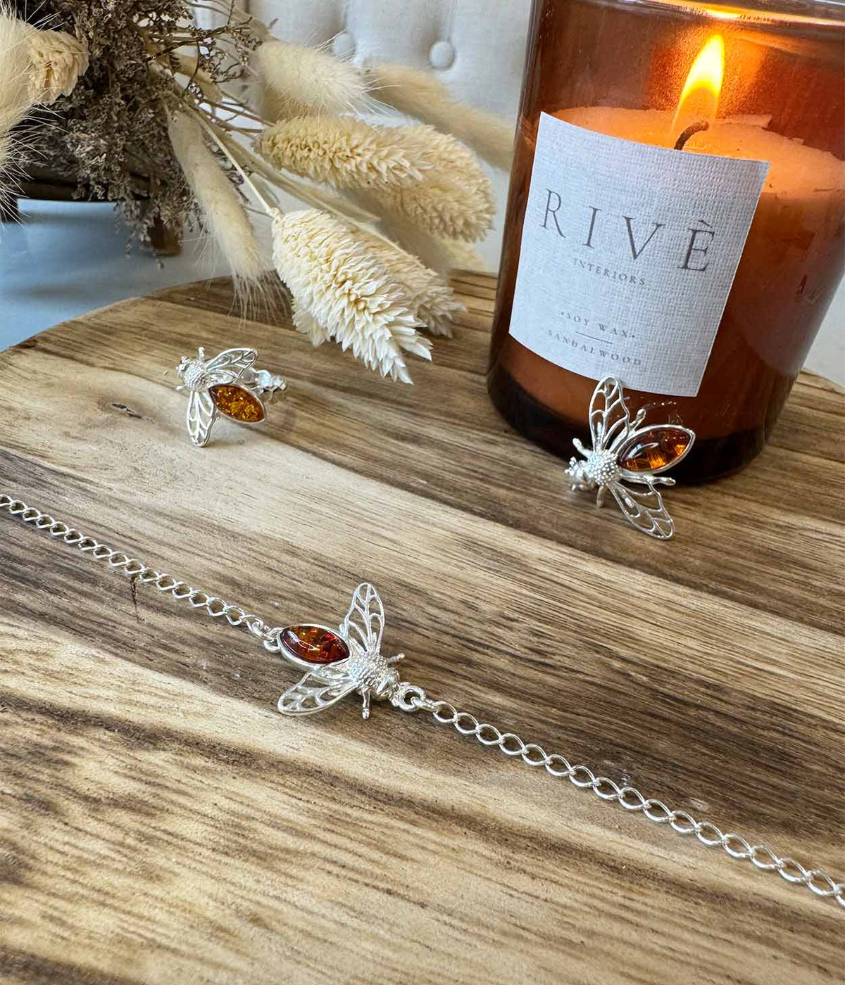 Anillo Abeja de Ámbar