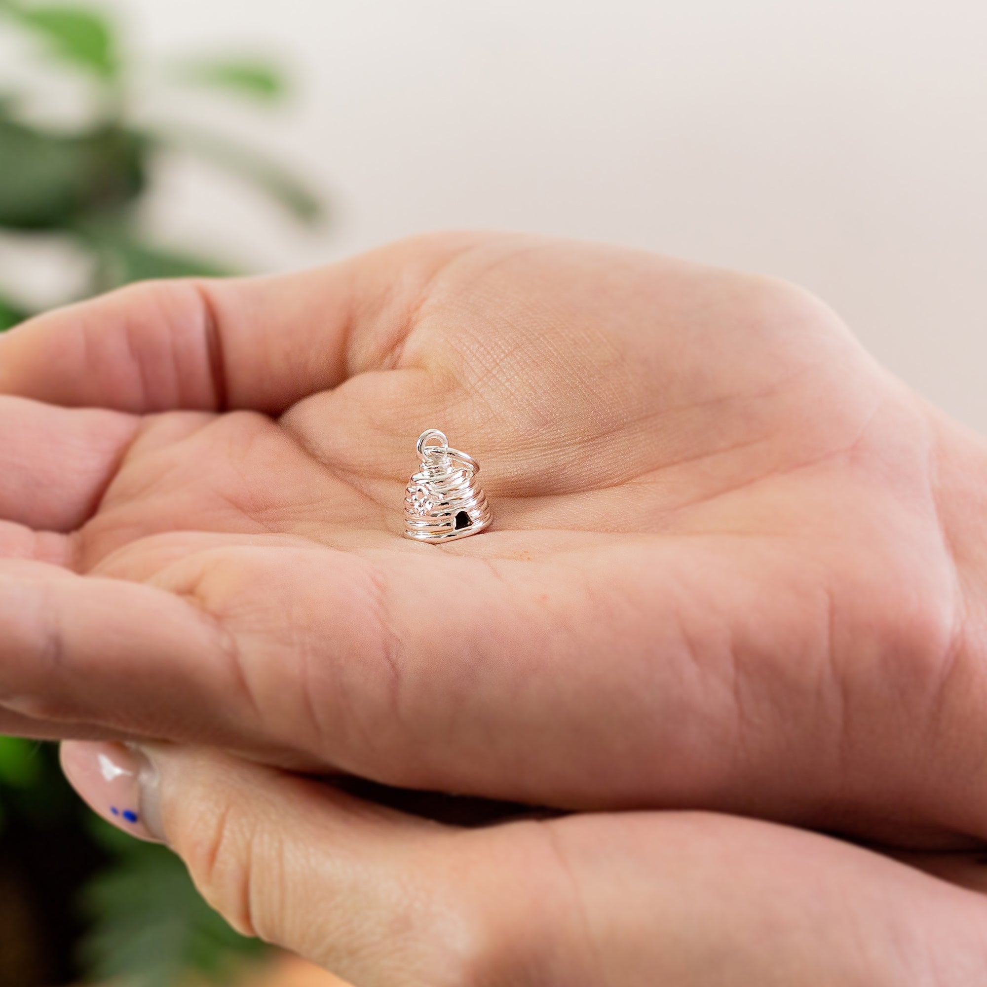 Beehive Silver Charm