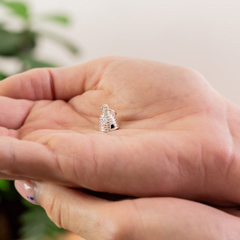 Beehive Silver Charm