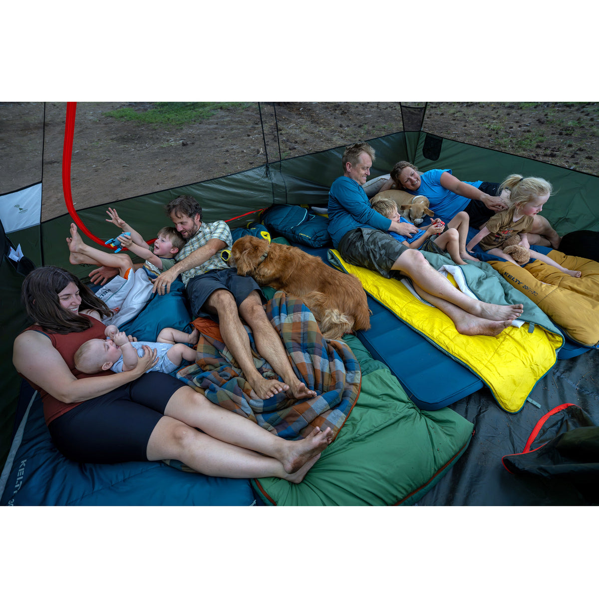 Kelty Wireless 8 Person Tent - Dill/Black Forest