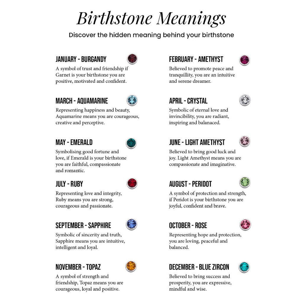 Beginnings Crystal Birthstone Charm