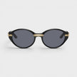 Acetate Cannes Sunglasses Black Gold