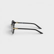 Acetate Cannes Sunglasses Black Gold