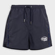Embroidered Logo Shorts Blue