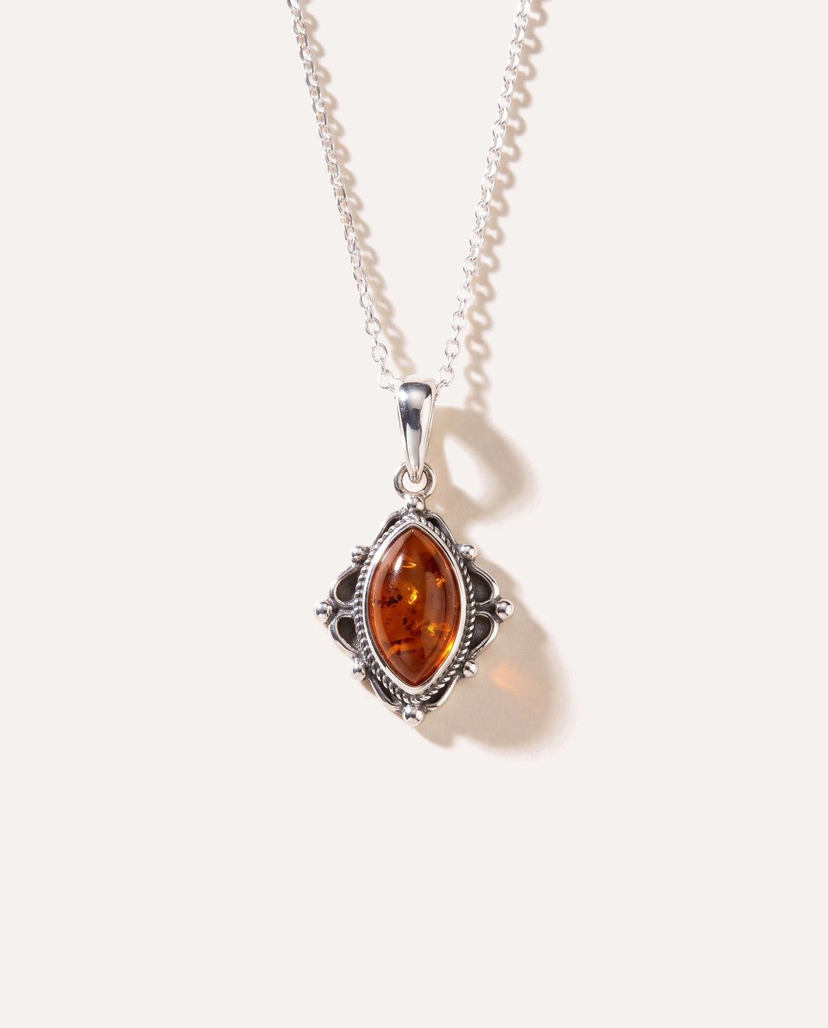 Boho Amber Pendant