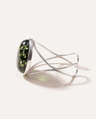 Bold Green Amber Arm Cuff