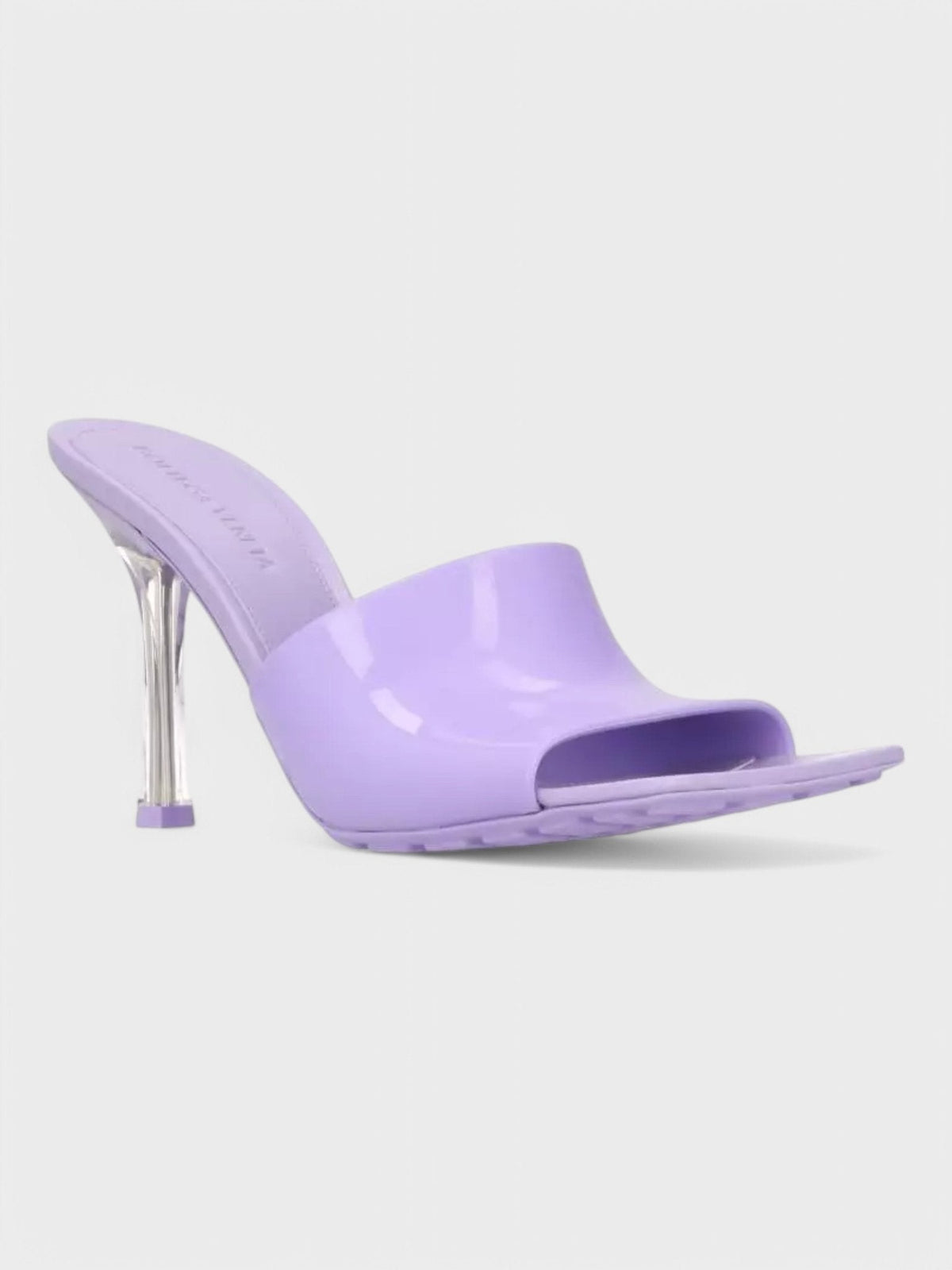 Bottega Veneta Mule Heel Sandal Puddle Sole Wisteria Purple