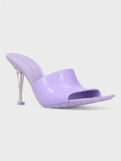 Bottega Veneta Mule Heel Sandal Puddle Sole Wisteria Purple