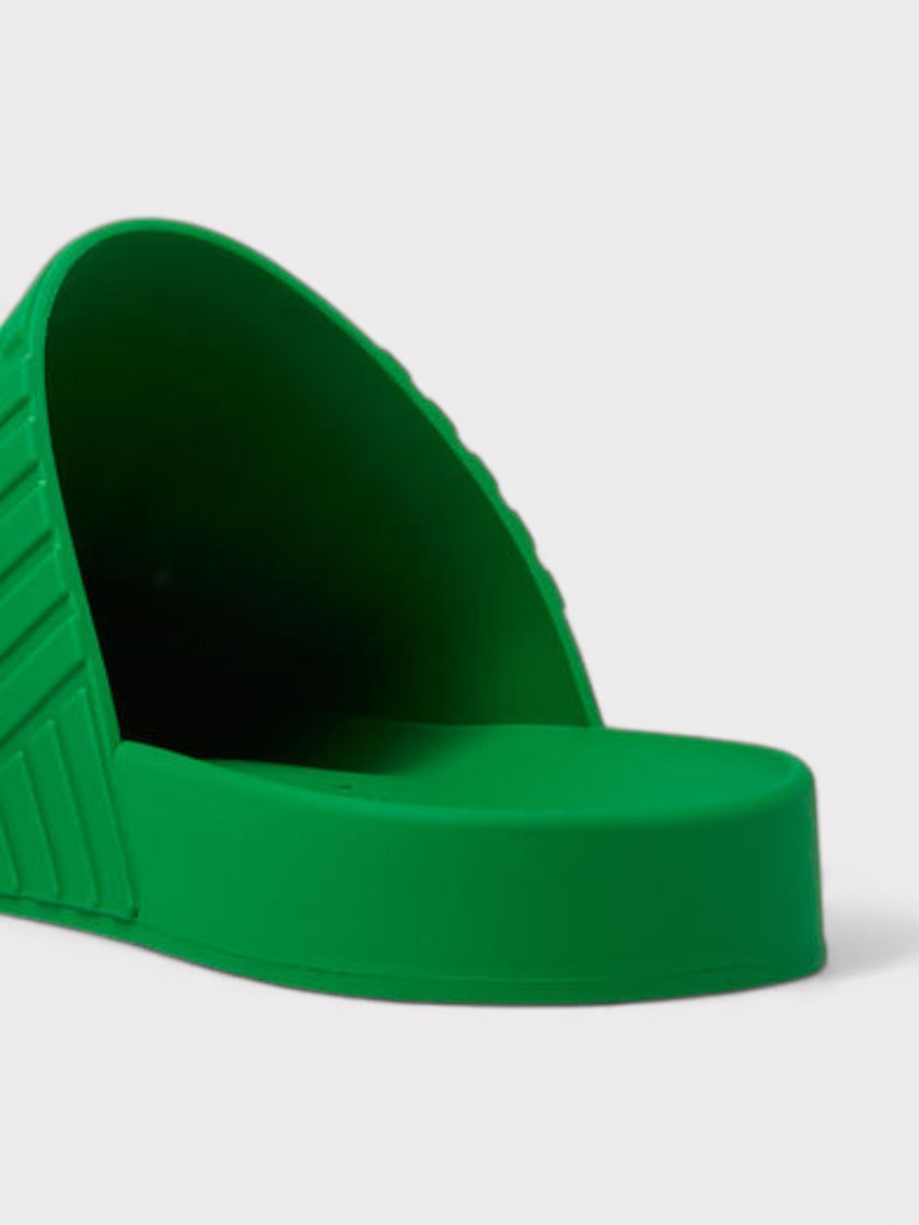 Bottega Veneta Rubber Clog Slide 'Parakeet'