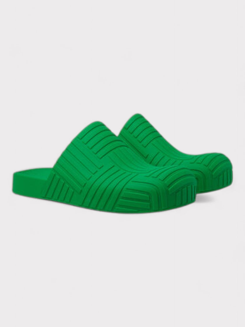Bottega Veneta Rubber Clog Slide 'Parakeet'