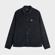 Corduroy Pocket Detail Overshirt in Navy