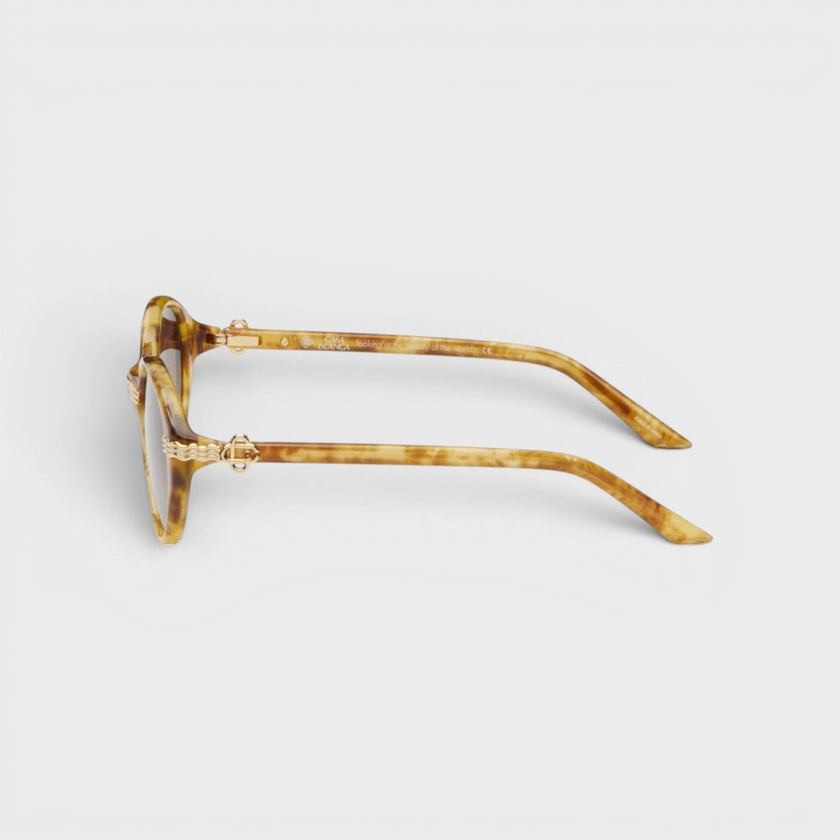 Cannes Sunglasses Gold Brown