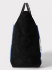 Burberry Large Shield Tote Bag Blue White