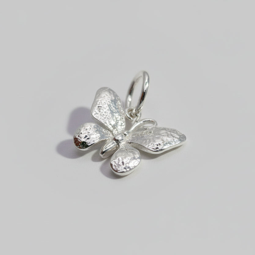 Breloque Papillon Argent