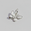Breloque Papillon Argent