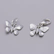Breloque Papillon Argent