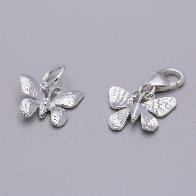 Breloque Papillon Argent