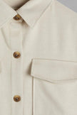 GANT Cream Relaxed Fit Overshirt