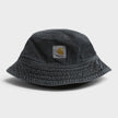 WIP Garrison Bucket Hat Stone Dyed Black
