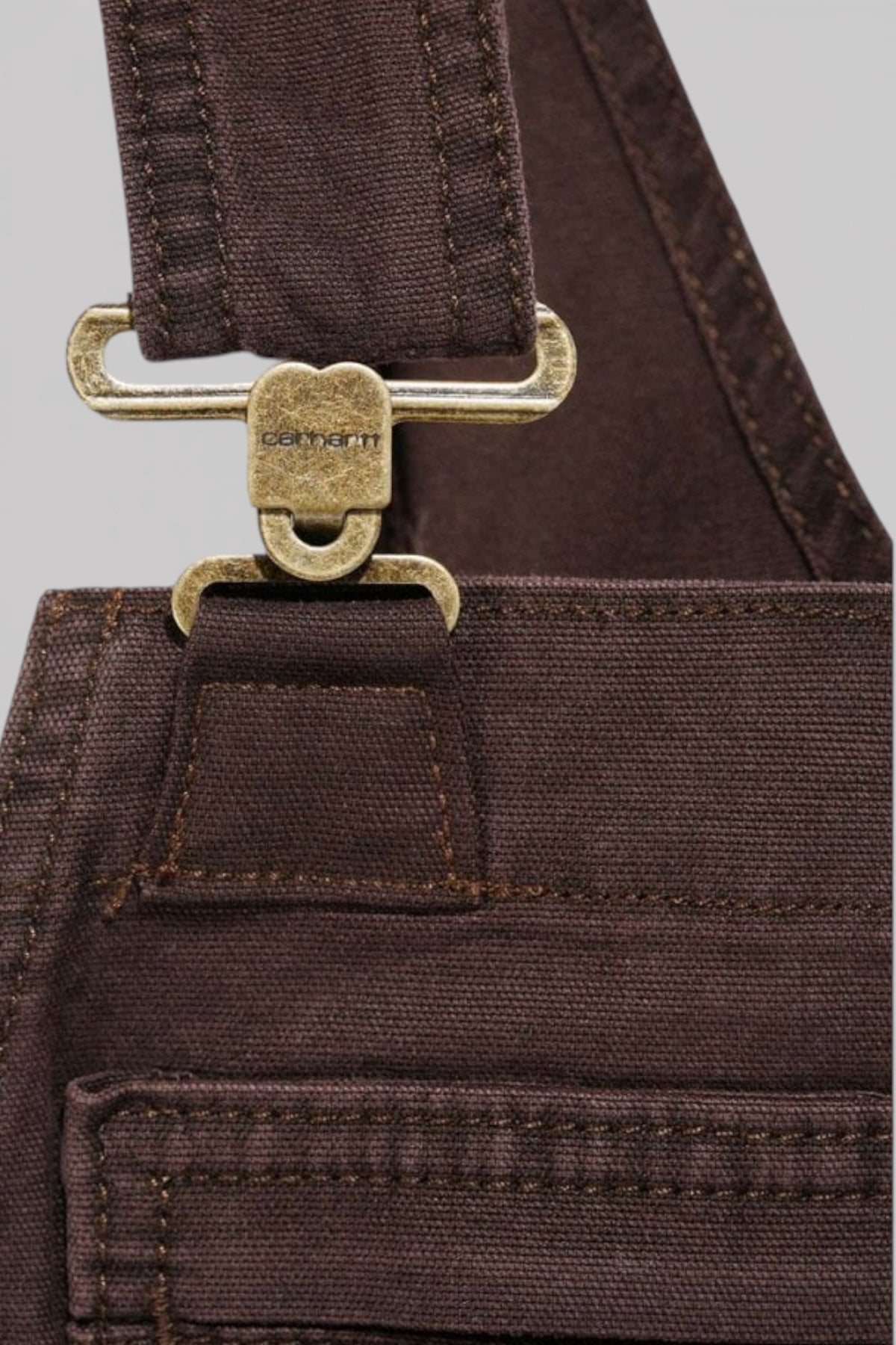 Carhartt Crawford Bib Overall Dark Brown