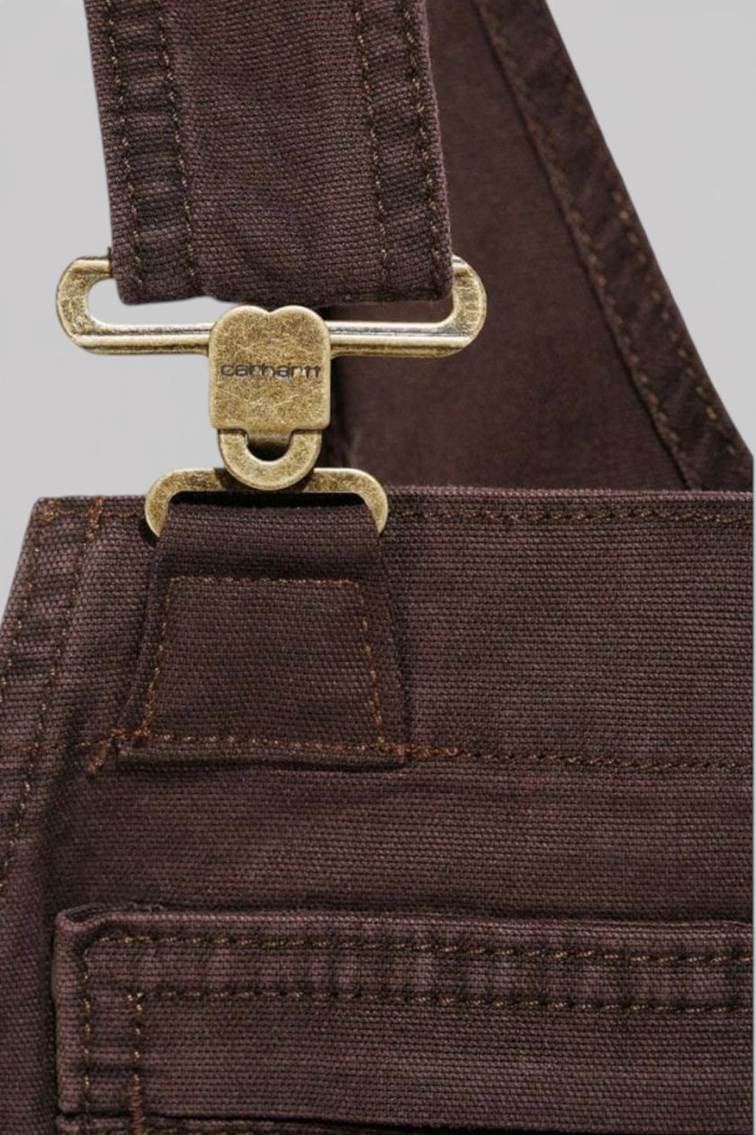 Carhartt Crawford Bib Overall Dark Brown
