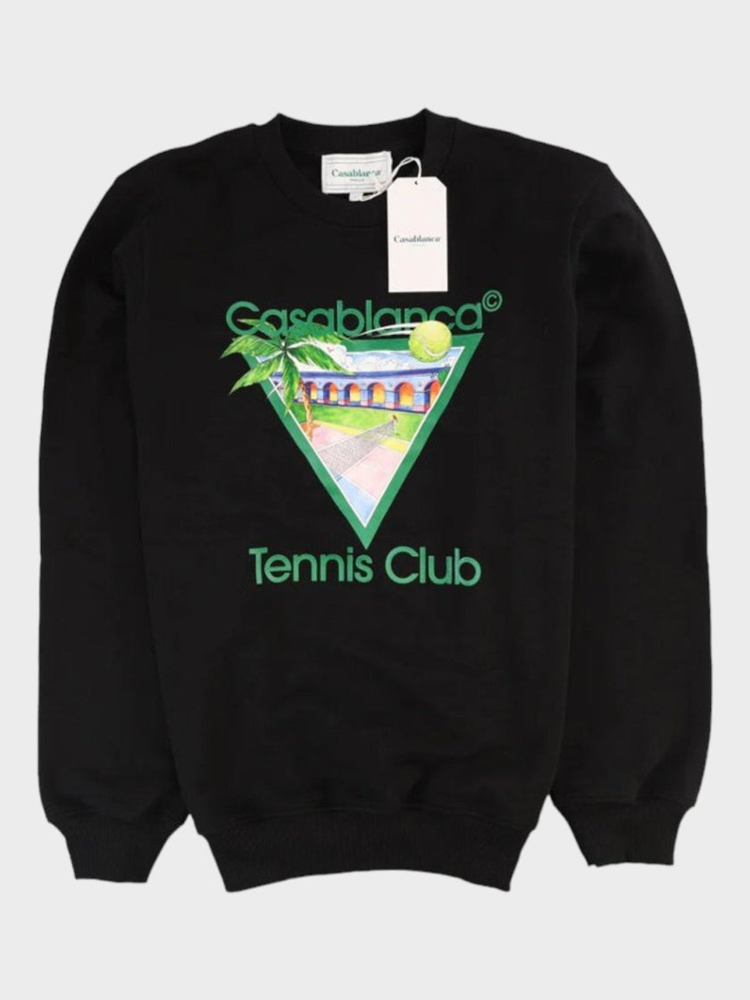 Tennis Club Sweatshirt Black