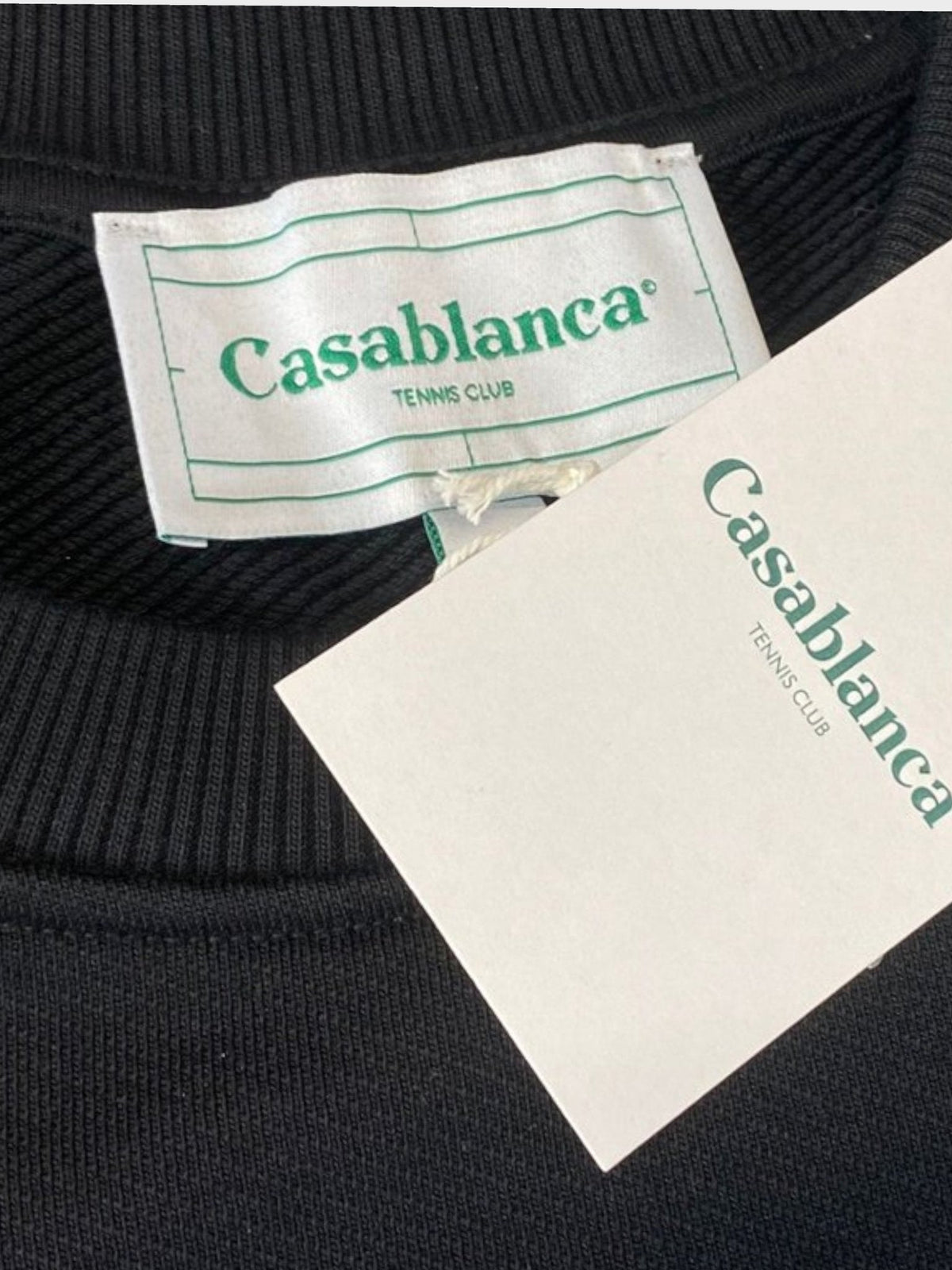 Tennis Club Sweatshirt Black