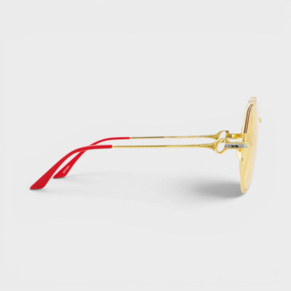 Stainless Steel Aviator Gold Silver Red Canary
