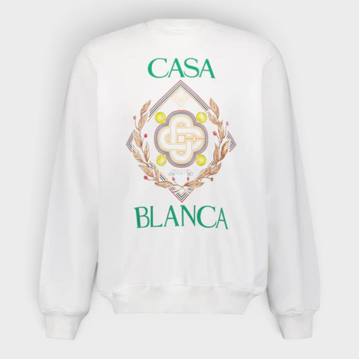 Championship Diamond Printed Sweatshirt Off White